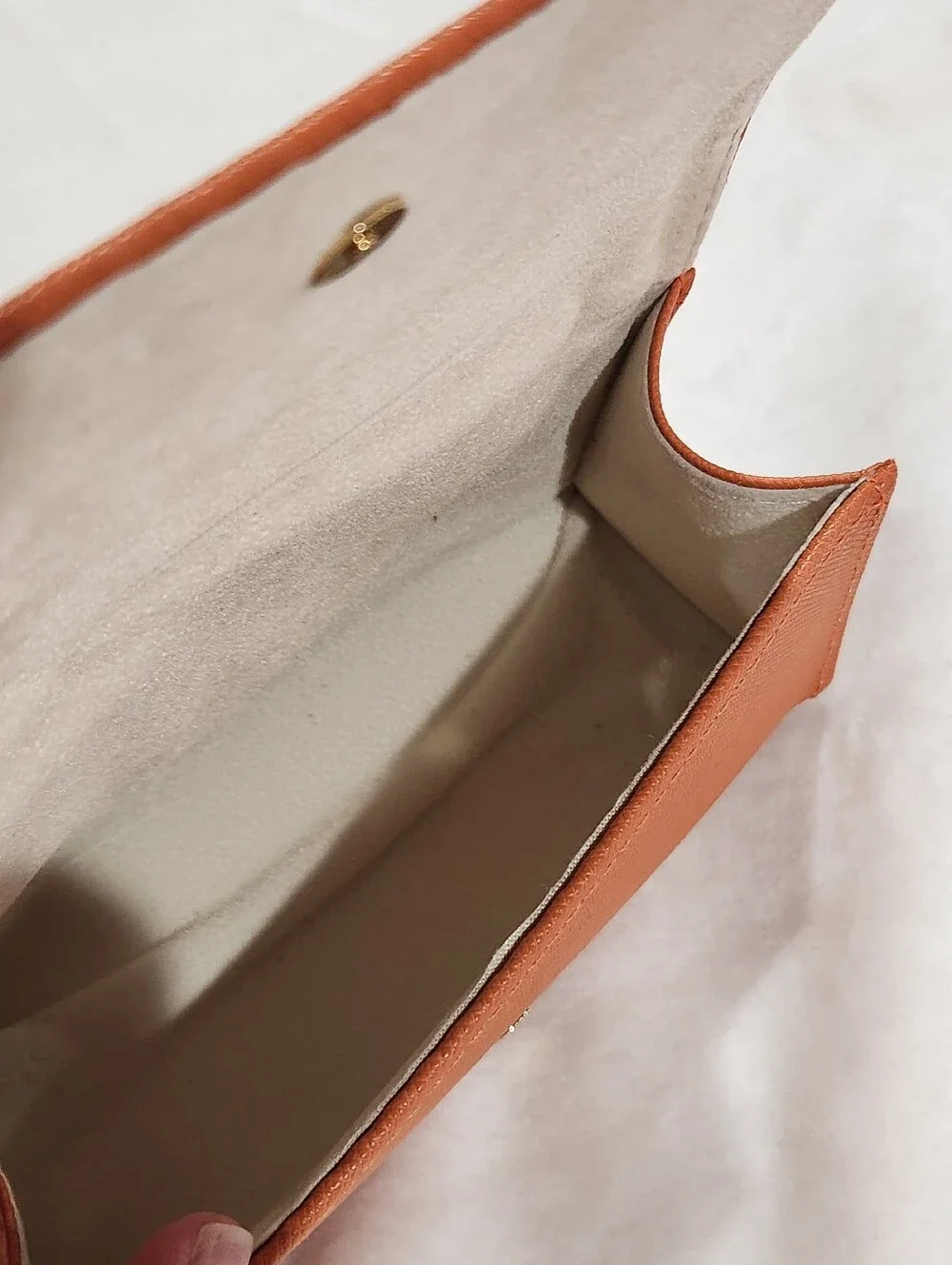 Tory Burch Orange Eye Glasses Case